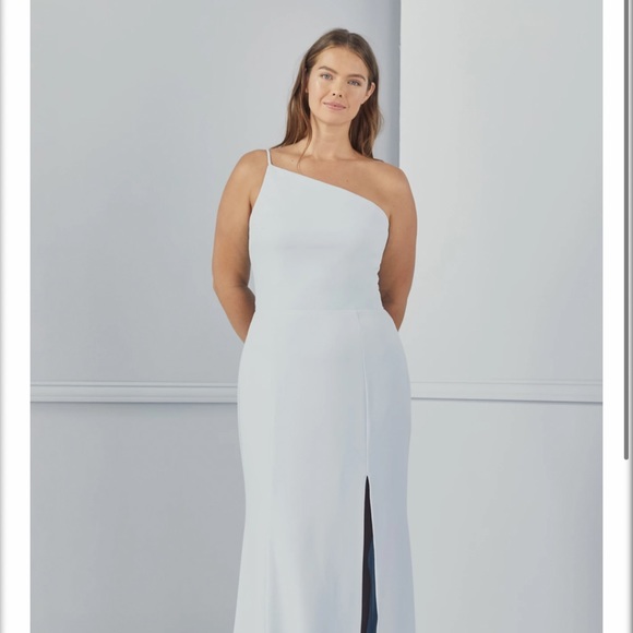 Amsale Dress (Color: Ruby) - Picture 1 of 6
